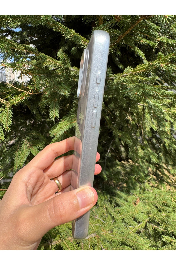 iPhone 16 Pro Max Uyumlu Kılıf Parlak Mermer Desenli Kamera Kenar Koruyuculu Arka Kapak