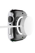 Load image into Gallery viewer, Apple Watch 45mm 7/8/9 Uyumlu Kılıf Ekran ve Kasa Koruyucu Parlak Büyük Taşlı Watch Kasa Koruma
