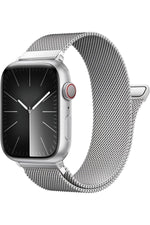 Load image into Gallery viewer, Apple Watch 9 8 7 6 5 4 3 2 1 Se 38mm/40mm/41mm Uyumlu Kordon Mıknatıslı Ayarlanabilir Metal Kordon
