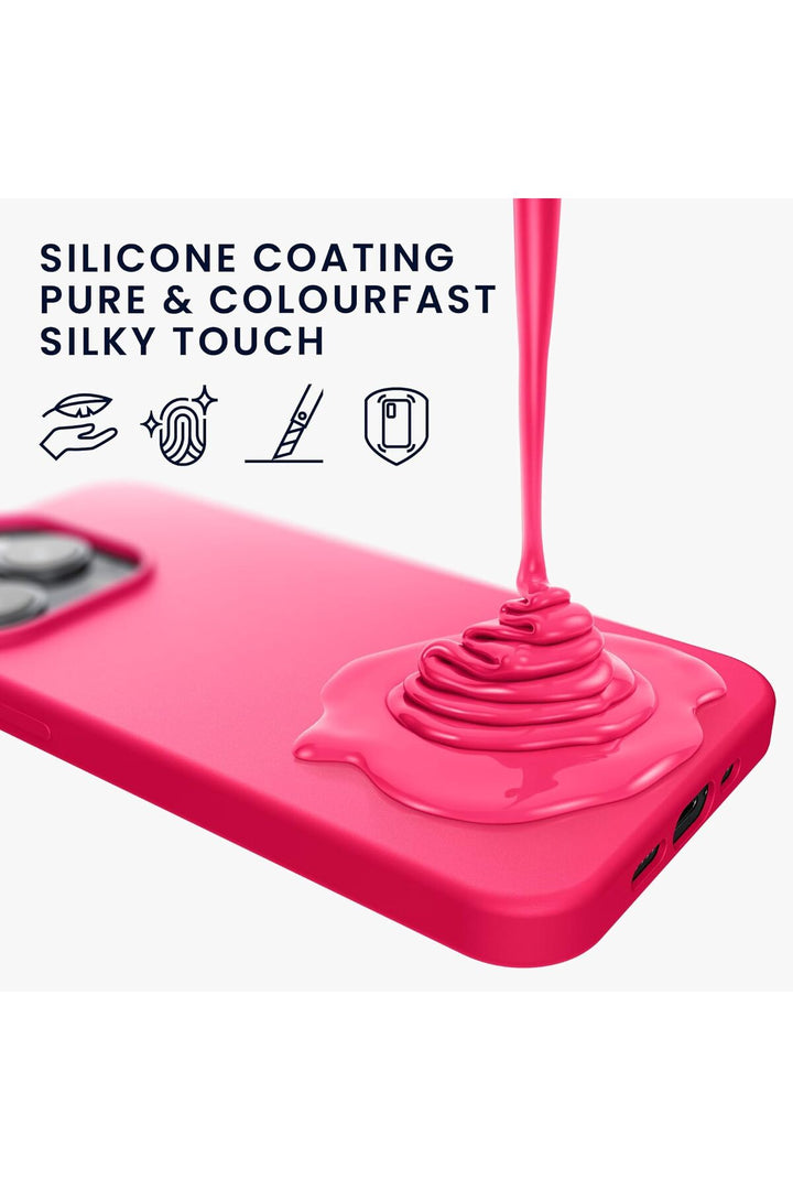 Yüksek Kaliteli iPhone 14 Pro  Uyumlu Kılıf Liquid Silikon Renkli Mat Lekelere Dayanıklı Kaymaz