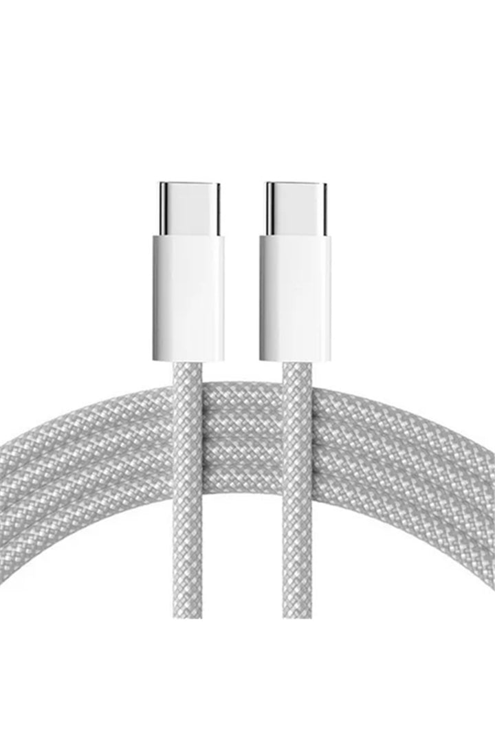 Apple Ipad Iphone 15/16 Plus/16/17 Pro Max Uyumlu 60w Hızlı Şarj Kablosu Örgü Usb-c Type-c Pd Kablo