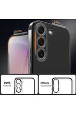 Load image into Gallery viewer, Samsung Galaxy A25 Uyumlu Kılıf Kenarları Renkli Kamera Korumalı Dayanıklı Şeffaf Silikon Kapak
