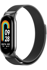 Load image into Gallery viewer, Xiaomi Mi Band 8 Uyumlu Kordon Ayarlanabilir Mıknatıslı Metal Hasır Manyetik Paslanmaz Kordon

