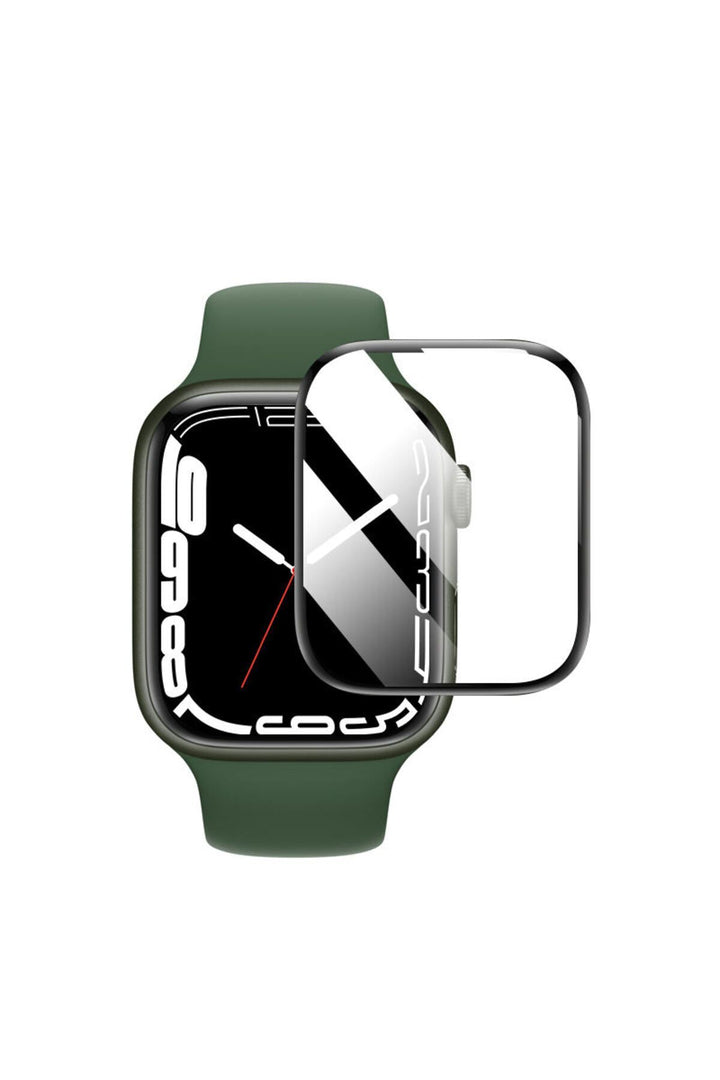 Apple Watch 41mm Uyumlu Ekran Koruyucu Kırılmaya ve Darbelere Karşı Dayanıklı Esnek Nano Tam Koruma