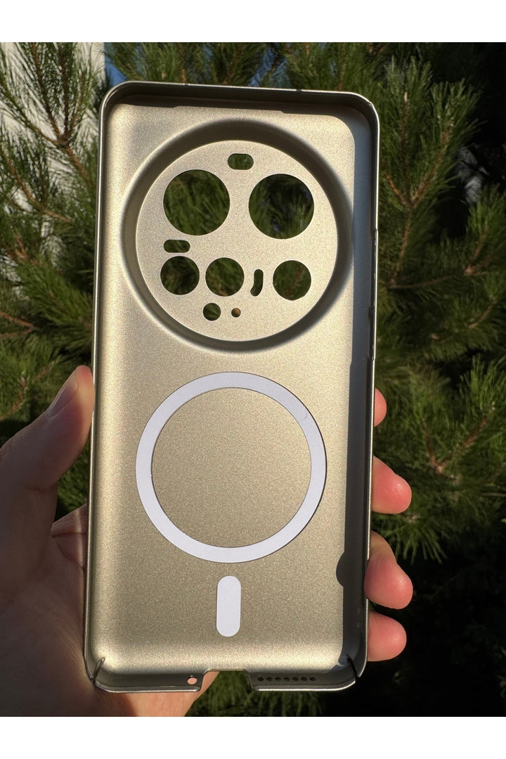 Xiaomi Mi 15 Ultra Uyumlu Magsafe Kılıf Sert Mat Kamera Koruyucu Kablosuz Şarj Destekli Arka Kapak