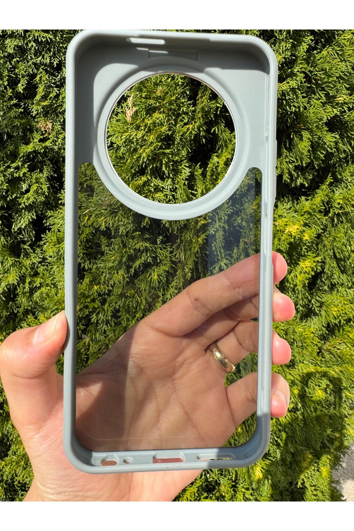 Tecno Spark 30C Uyumlu Kılıf Siyah Transparan Şeffaf Kamera Çevresi Metal Koruyucu Silikon Kapak