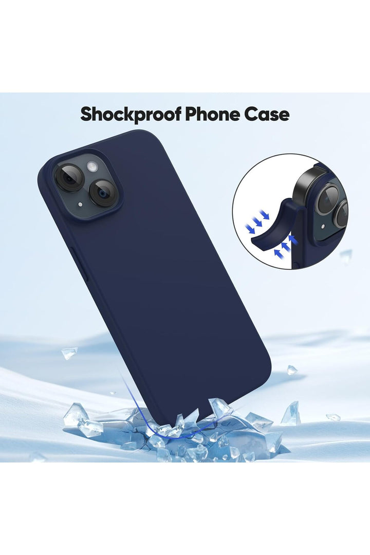 Yüksek Kaliteli iPhone 15  Uyumlu Kılıf Liquid Silikon Renkli Mat Lekelere Dayanıklı Kaymaz