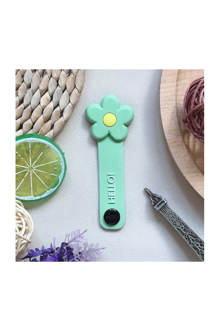 Tüm Telefonlar/Tüm Kablolar ile Uyumlu Renkli Desenli Kablo Düzenleyici Kablo Toparlayıcı Çıt Çıtlı