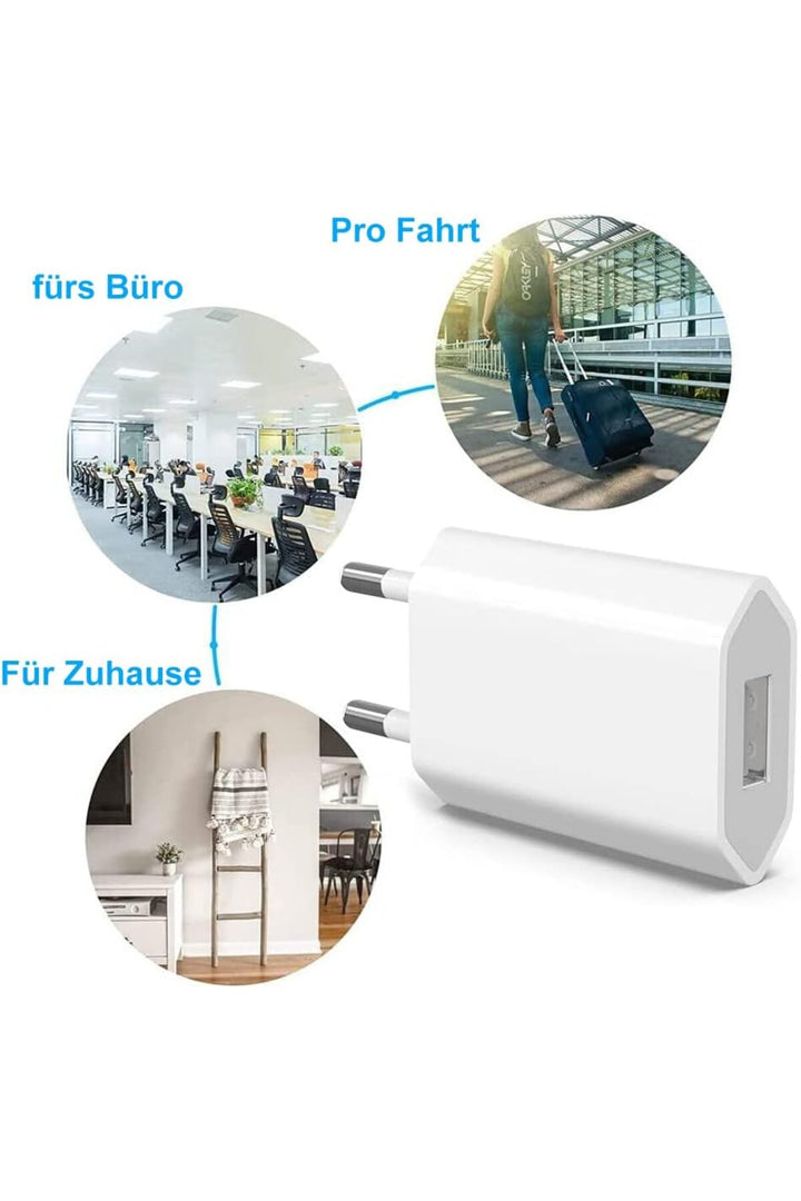 Apple iPad iPhone 4/5/6/7/8/8/Plus/Se/X/Xs/11/12/13/14 Uyumlu 1A 5W Şarj Adaptörü Şarj Başlığı/Cihaz