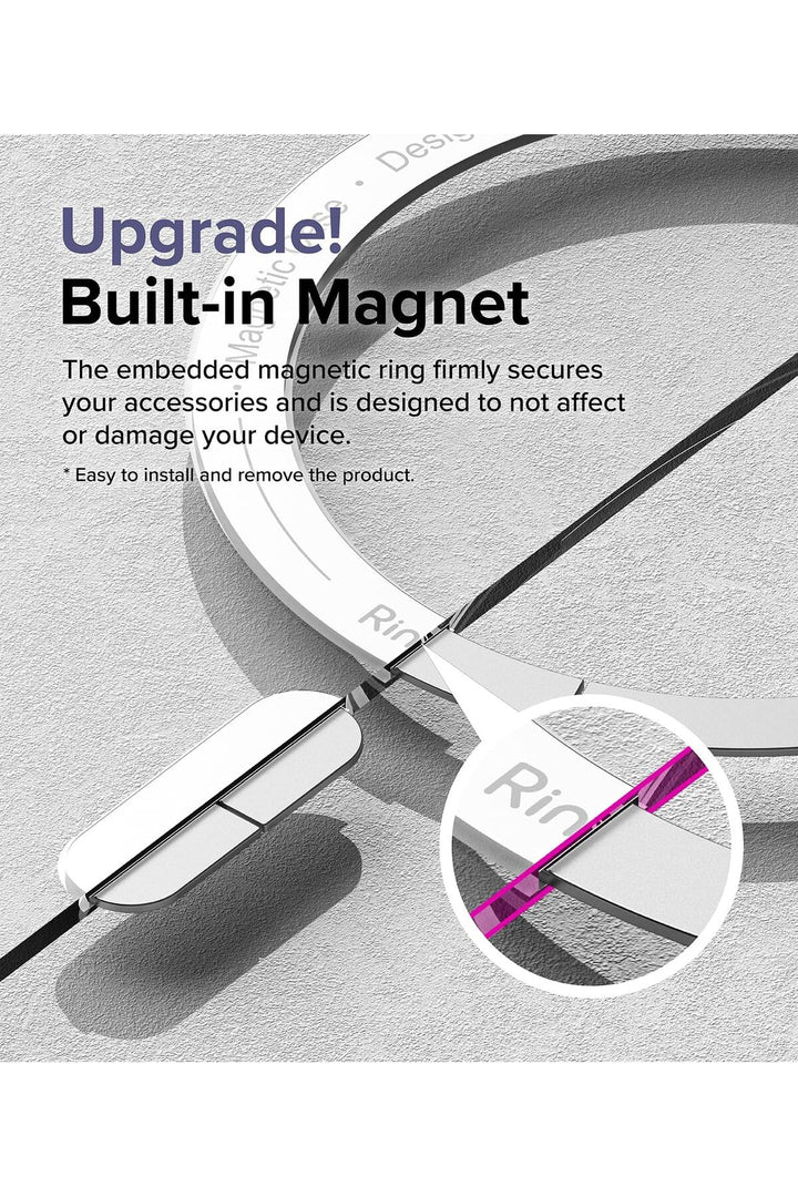 Samsung Galaxy S24 Uyumlu Kılıf Kamera Çıkıntılı Şeffaf Magsafe Kablosuz Şarj Destekli Kapak