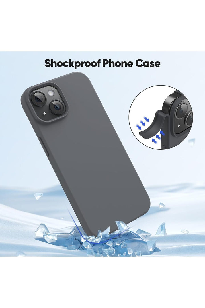 Yüksek Kaliteli iPhone 15  Uyumlu Kılıf Liquid Silikon Renkli Mat Lekelere Dayanıklı Kaymaz