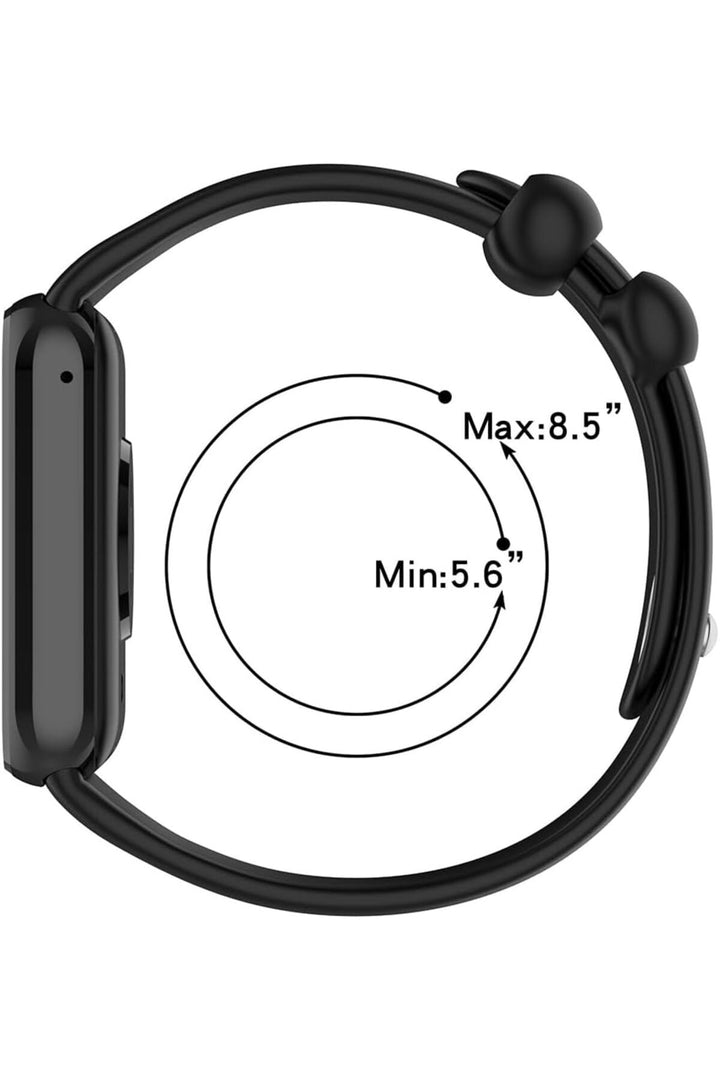Xiaomi Redmi Watch 4 Uyumlu Kordon Liquid Silikon Ayarlanabilir Renkli Lekelere Dayanıklı Kordon