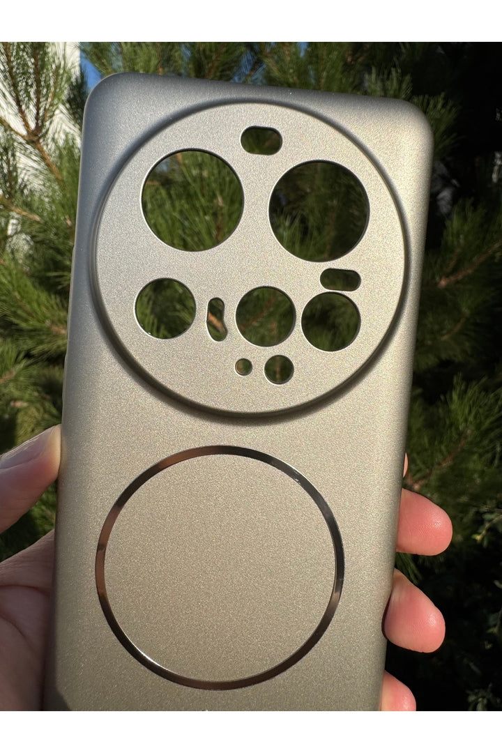 Xiaomi Mi 15 Ultra Uyumlu Magsafe Kılıf Sert Mat Kamera Koruyucu Kablosuz Şarj Destekli Arka Kapak