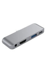 Load image into Gallery viewer, Macbook/iPad/iPhone Uyumlu Type-C HUB 4K 30HZ veya 1080P 60HZ HDMI 3.0 USB 3.5mm Kulaklık Çevirici
