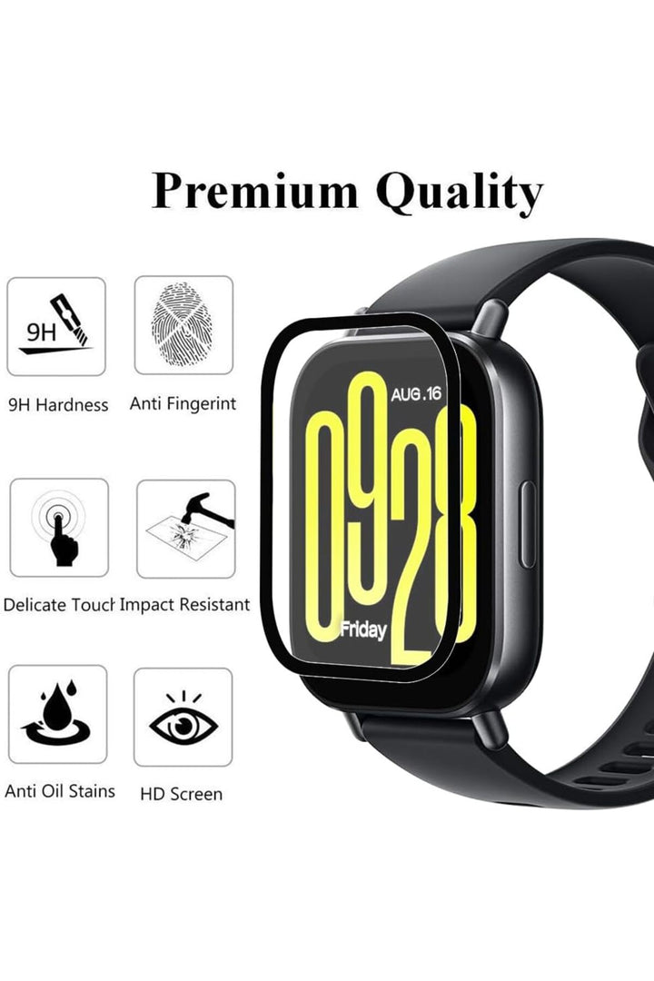 Xiaomi Redmi Watch 5 Active Uyumlu Ekran Koruyucu Çizilme ve Darbelere Dayanıklı Esnek Nano Koruma