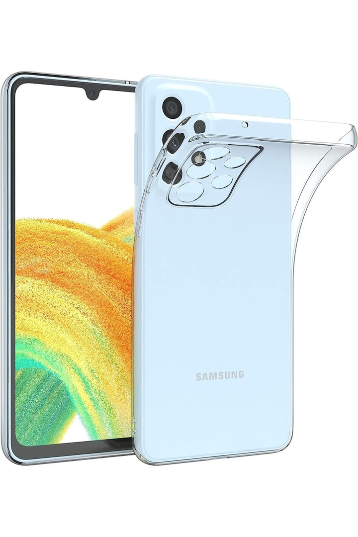Samsung Galaxy A73 Uyumlu Kılıf 3d Kamera Korumalı Darbe Önleyici Şeffaf Transparan Esnek Silikon