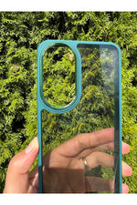 Load image into Gallery viewer, Samsung Galaxy S24 Fe Uyumlu Kılıf Siyah Transparan Şeffaf Kamera Çevresi Metal Koruyucu Silikon

