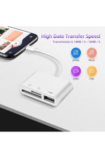 Load image into Gallery viewer, İpad/macbook/iphone 15/16 Plus/17 Pro Max Uyumlu Type-c To Usb/micro Sd/sd Card Çevirici Dönüştürücü
