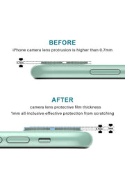 iPhone 16/16 Plus Uyumlu Kamera Koruyucu Temperli Cam Çizilmelere Karşı Dayanıklı Kamera Lens