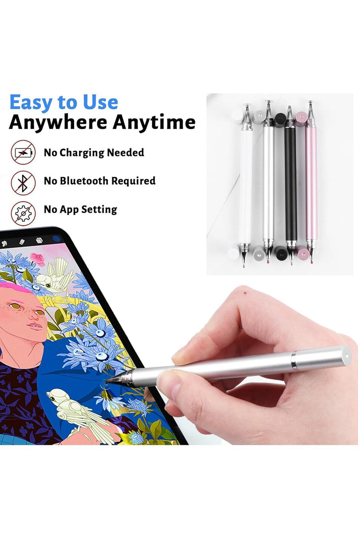 iPhone iPad Uyumlu Dokunmatik Kalem Telefon - Tablet ve Tüm Dokunmatik Cihazlar için Uygun Kalem