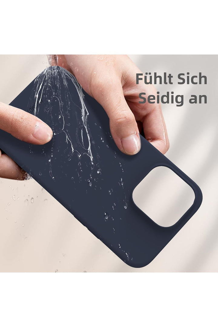 Yüksek Kaliteli iPhone 15 Pro Uyumlu Kılıf Liquid Silikon Renkli Mat Lekelere Dayanıklı Kaymaz