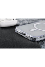 Load image into Gallery viewer, iPhone 16 Plus Uyumlu Kılıf Buzlu Mat Sararmaz Magsafe Kablosuz Şarj Destekli Hoparlör Filtreli
