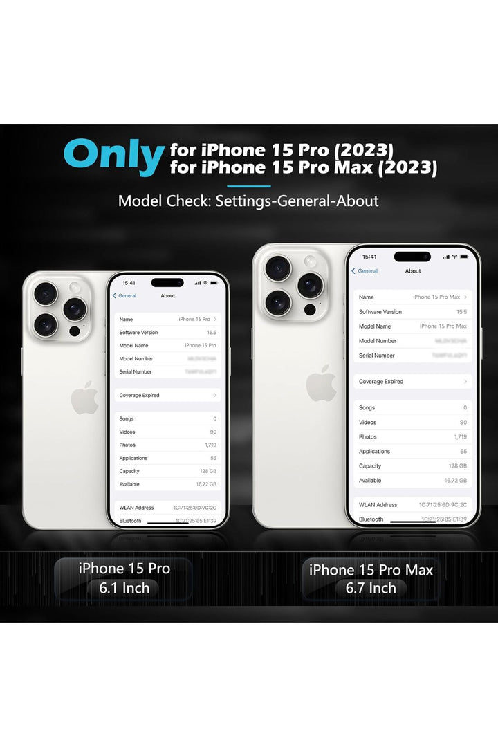 İphone 15 Pro/iphone 15 Pro Max Uyumlu Kamera Lens Koruyucu Dayanıklı Renkli Metal Temperli Cam