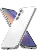 Load image into Gallery viewer, Samsung Galaxy A05S Uyumlu Kılıf 3D Kamera Korumalı Darbe Önleyici Şeffaf Transparan Esnek Silikon
