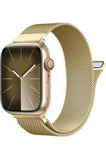 Load image into Gallery viewer, Apple Watch 9 8 7 6 5 4 3 2 1 Se 38mm/40mm/41mm Uyumlu Kordon Mıknatıslı Ayarlanabilir Metal Kordon

