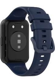 Huawei Watch Fit2 Uyumlu Kordon Liquid Silikon Ayarlanabilir Renkli Lansman Kordon