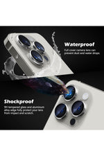 Load image into Gallery viewer, İphone 15 Pro/iphone 15 Pro Max Uyumlu Kamera Lens Koruyucu Dayanıklı Renkli Metal Temperli Cam

