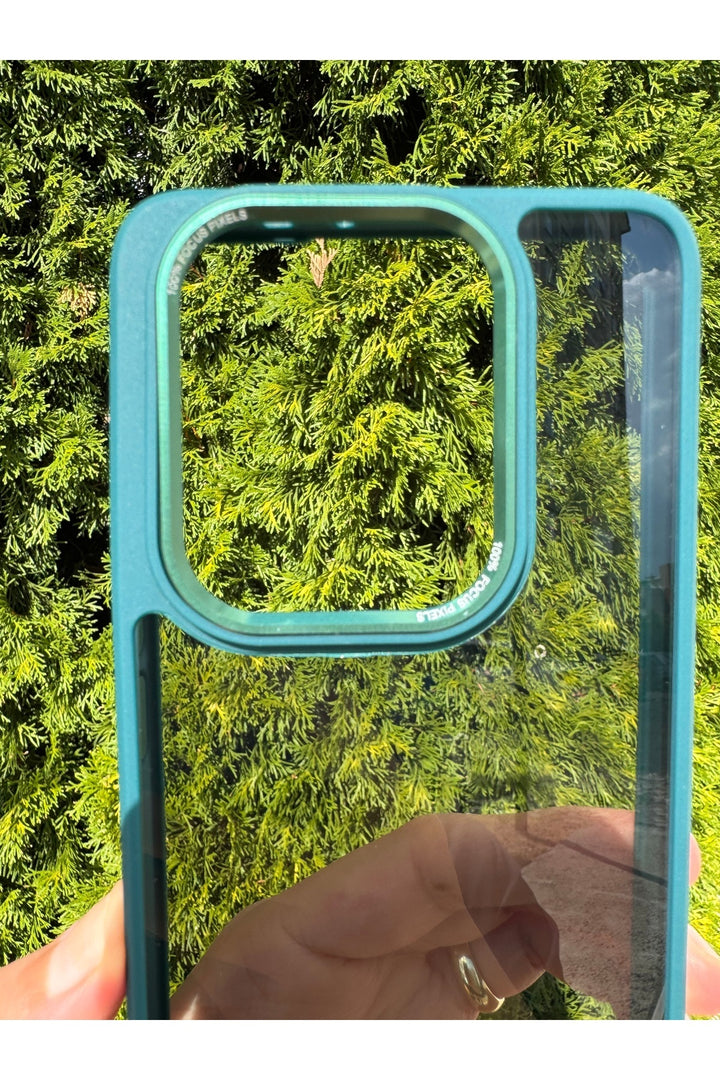 Xiaomi Mi 14T Pro Uyumlu Kılıf Siyah Transparan Şeffaf Kamera Çevresi Metal Koruyucu Silikon Kapak