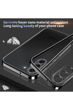 Load image into Gallery viewer, Samsung Galaxy S23 Uyumlu Kılıf Kenarları Renkli Kamera Korumalı Dayanıklı Şeffaf Silikon Kapak
