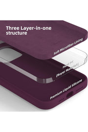 Yüksek Kaliteli iPhone 15 Pro Uyumlu Kılıf Liquid Silikon Renkli Mat Lekelere Dayanıklı Kaymaz