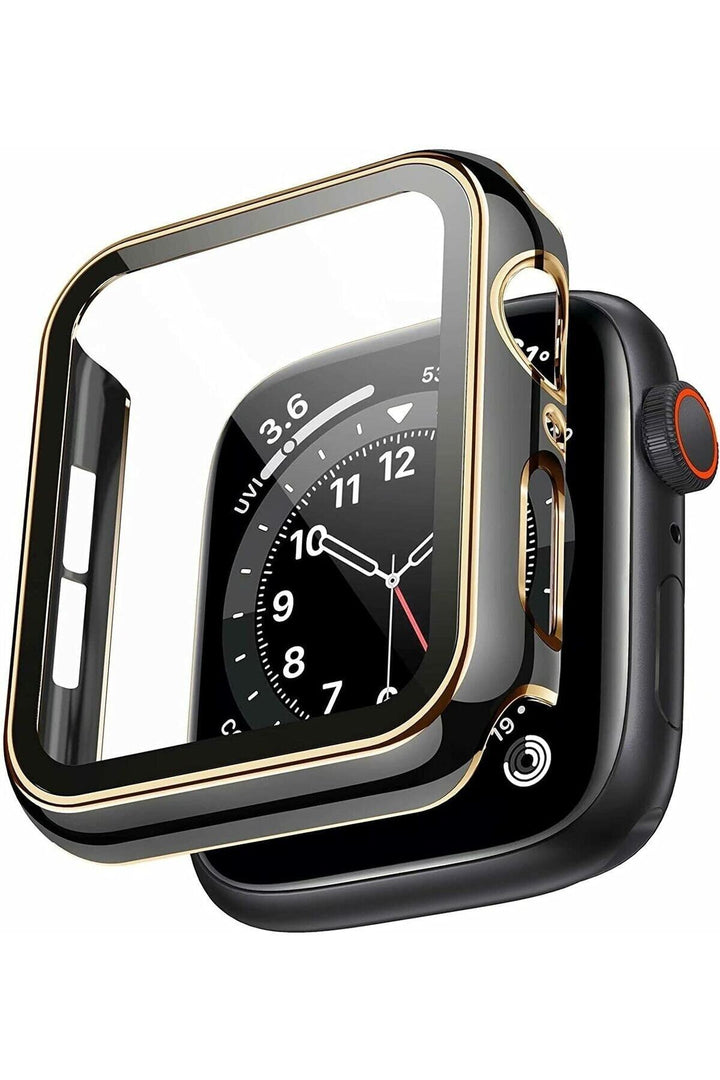Apple Watch Se 3 2 1 42mm Uyumlu Kılıf Ekran ve Kasa Koruyucu Tam Kaplayan Parlak Watch Kasa Koruma