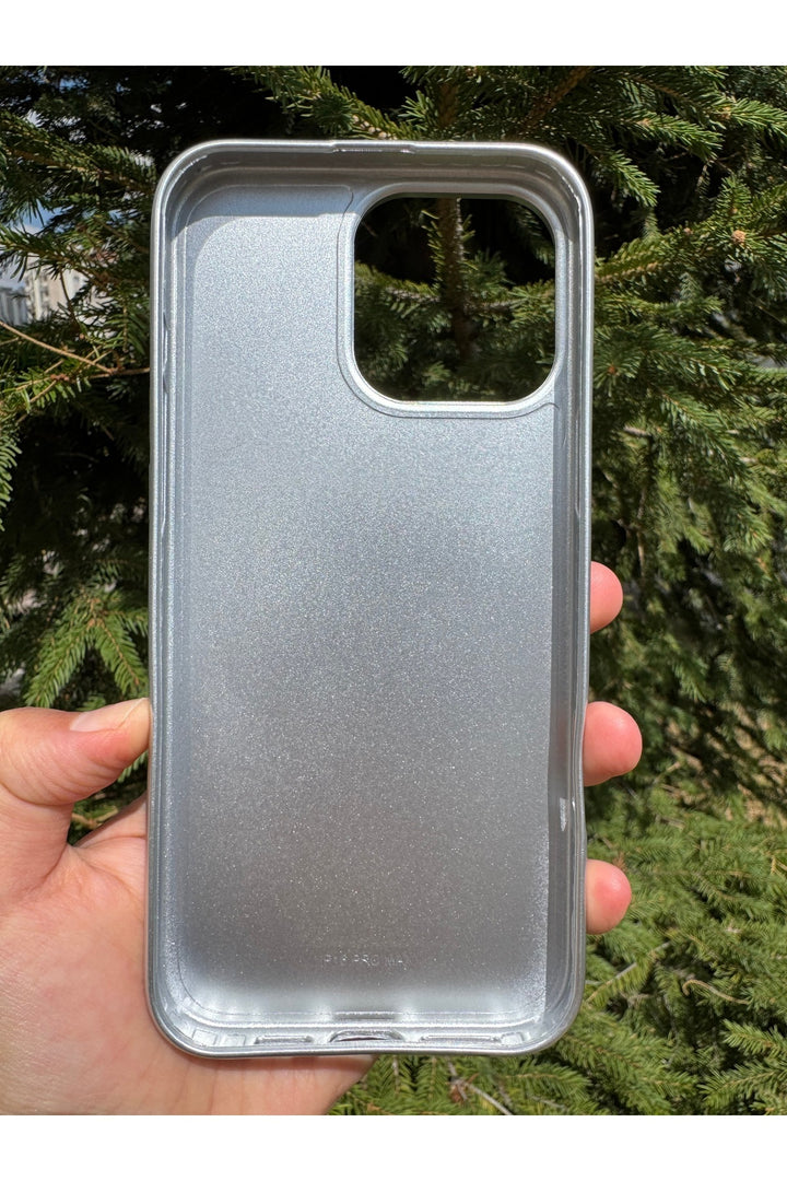 iPhone 16 Pro Max Uyumlu Kılıf Parlak Mermer Desenli Kamera Kenar Koruyuculu Arka Kapak