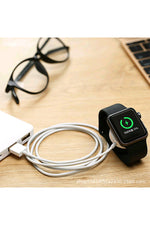 Load image into Gallery viewer, Apple Watch 9 8 7 6 5 4 3 Uyumlu Şarj Cihazı Manyetik Şarj Kablosu Usb Kablo Şarj Aleti
