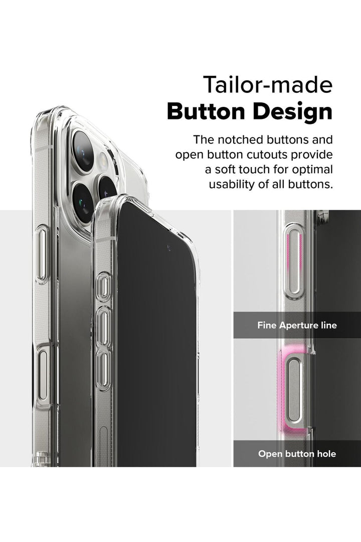 iPhone 16 Pro Uyumlu Kamera Çıkıntlı Korumalı Darbe Önleyici Şeffaf Esnek Renksiz Silikon Kapak