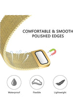 Load image into Gallery viewer, Apple Watch 9 8 7 6 5 4 3 2 Se 42mm/44mm/45mm/49mm Uyumlu Kordon Mıknatıslı Ayarlanabilir Metal
