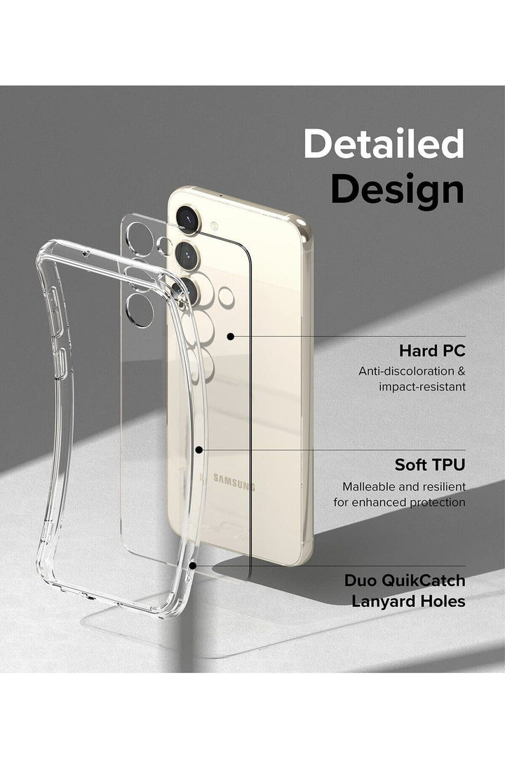 Samsung Galaxy S23 Uyumlu Kılıf 3D Kamera Korumalı Şeffaf Darbe Önleyici Renksiz Esnek Silikon