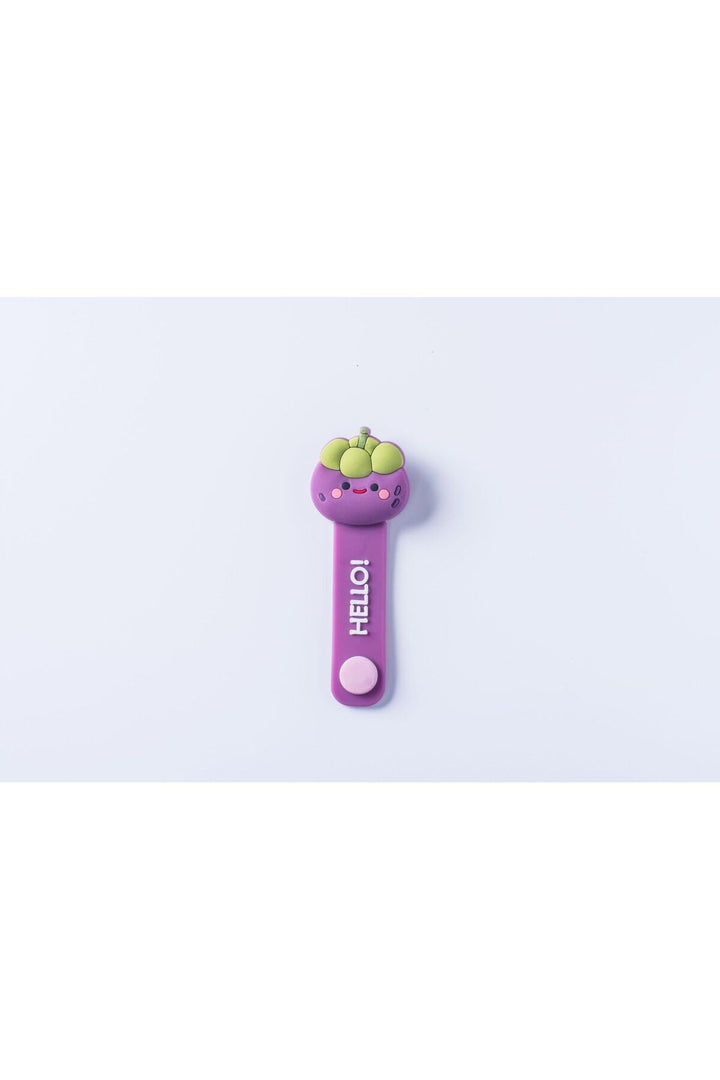 Tüm Telefonlar/Tüm Kablolar ile Uyumlu Renkli Desenli Kablo Düzenleyici Kablo Toparlayıcı Çıt Çıtlı