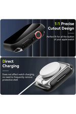 Load image into Gallery viewer, Apple Watch 45mm Uyumlu Kılıf Ekran ve Kasa Koruma Hayalet/Privacy Gizlilik Özellikli Kasa Koruyucu
