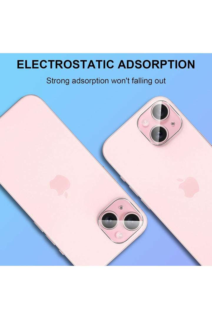 iPhone 13 Uyumlu Şeffaf Kamera Lens Koruyucu Temperli Cam Dayanıklı Kamera Lens Koruma