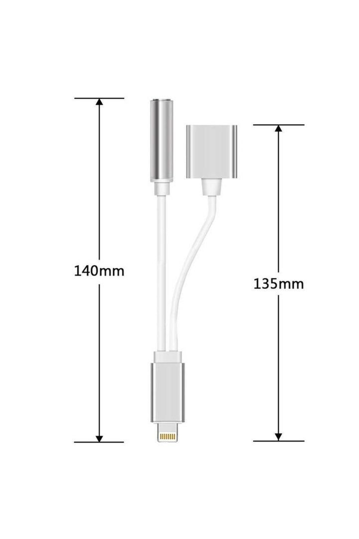 Apple iPhone 14 13 12 11 X 8 7 Uyumlu Kulaklık Çevirici Lightning Dönüştürücü Bluetooth Gerektirmez