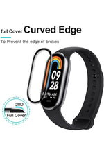 Load image into Gallery viewer, Xiaomi Mi Band 8 Uyumlu Tam Kaplayan Darbelere Karşı Dayanıklı Kırılmaz Cam Nano Ekran Koruyucu
