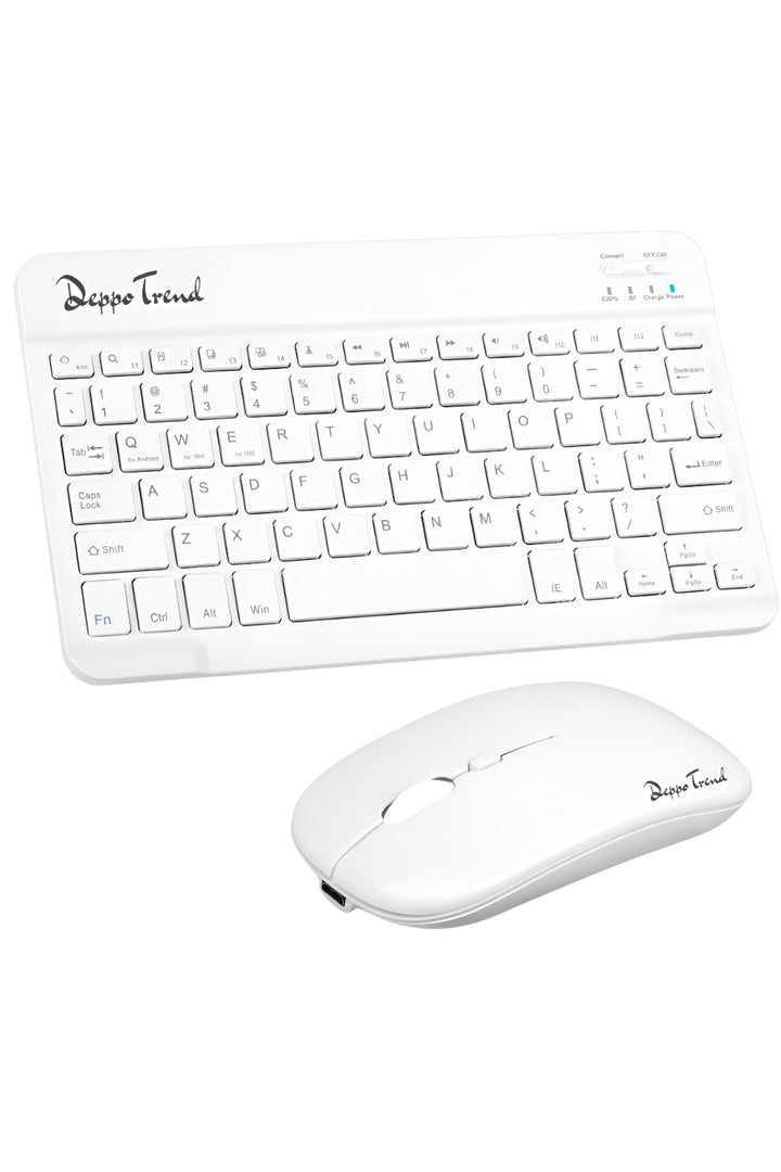 PC/Notebook/Macbook Uyumlu Kablosuz Şarj Edilebilir Klavye Mouse Seti Sessiz Türkçe Karakter Klavye