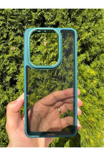 Load image into Gallery viewer, Xiaomi Mi 14T Pro Uyumlu Kılıf Siyah Transparan Şeffaf Kamera Çevresi Metal Koruyucu Silikon Kapak
