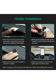 Tüm Cihazlara Uyumlu Mıknatıslı Telefon Tutacağı Gümüş Araç Içi Telefon Tutucu Masaüstü için Uygun