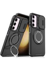 Load image into Gallery viewer, Samsung Galaxy S23 Uyumlu Kılıf Kamera Korumalı Sürgülü 360 Dönebilen Magsafe Stand Tank Kapak
