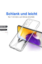 Load image into Gallery viewer, Samsung Galaxy A72 Uyumlu Kılıf 3d Kamera Korumalı Darbe Önleyici Şeffaf Transparan Esnek Silikon
